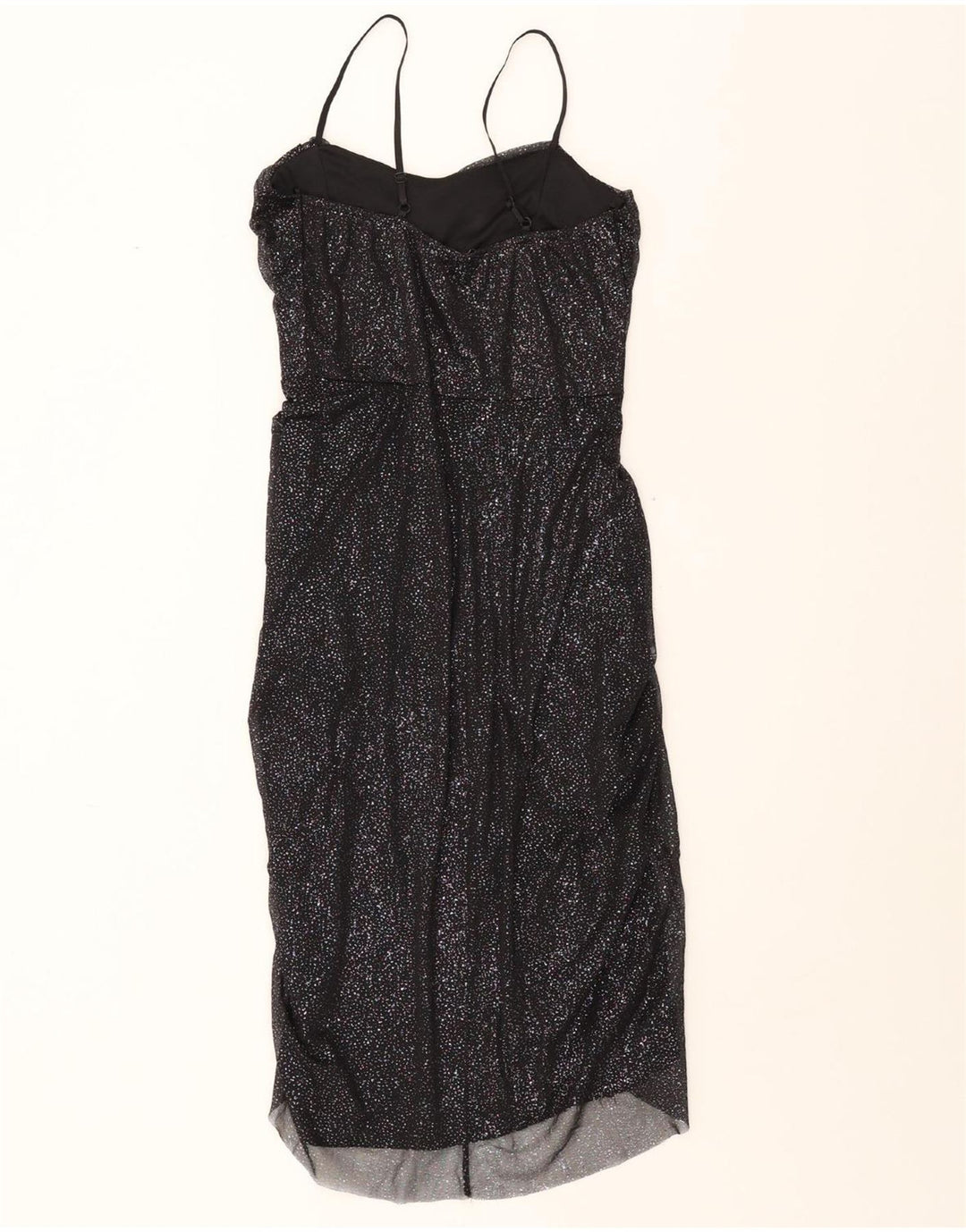 QUIZ Womens Sleeveless Maxi Dress UK 12 Medium Black Polyester Vintage Quiz and Second-Hand Quiz from Messina Hembry 