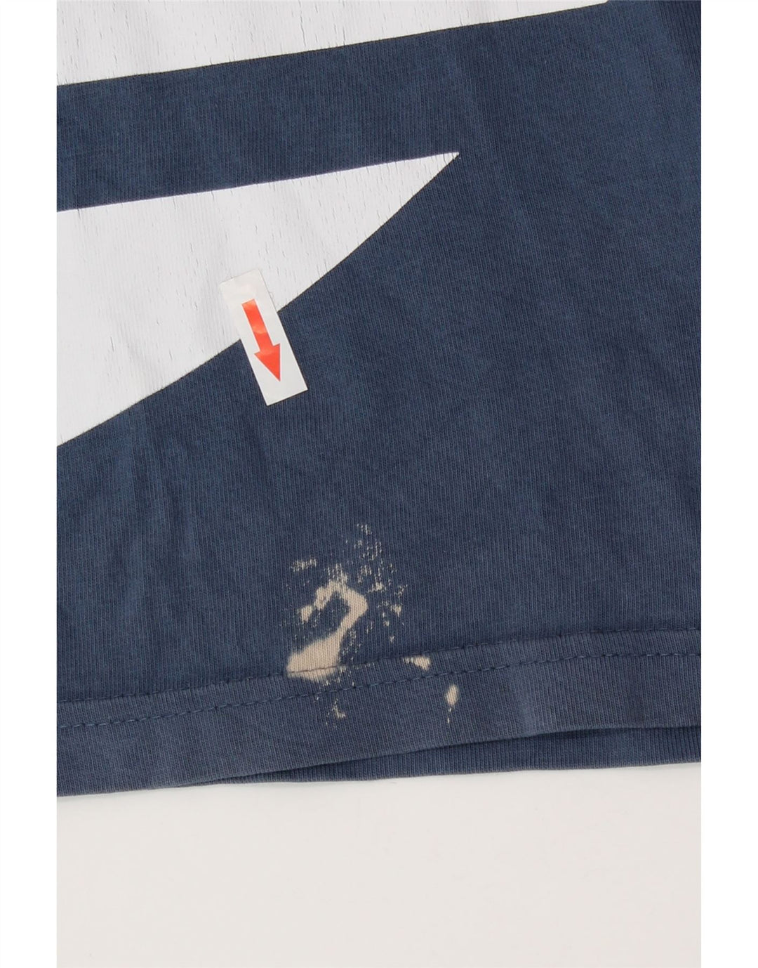 Adidas Herren Grafik-T-Shirt aus mittelblauer Baumwolle