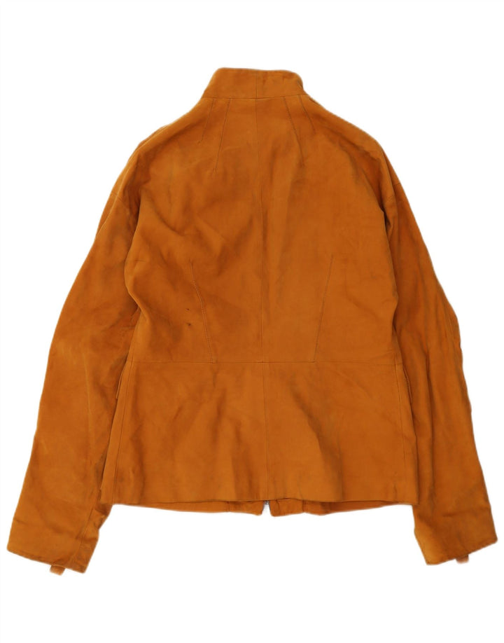 Borbonese Damen Wildlederjacke IT 48 XL Braunes Leder