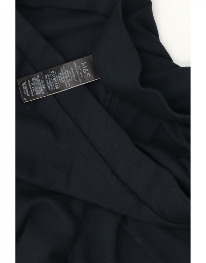 Marks & Spencer Damen Leggings UKL 16 Large Marineblaue Viskose