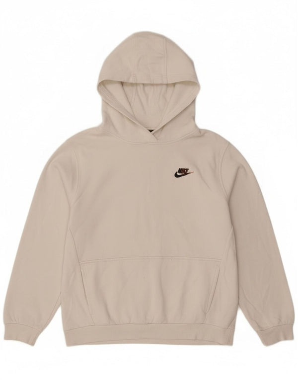 Nike Jungen Kapuzenpullover, 13–14 Jahre, XL, weiße Baumwolle