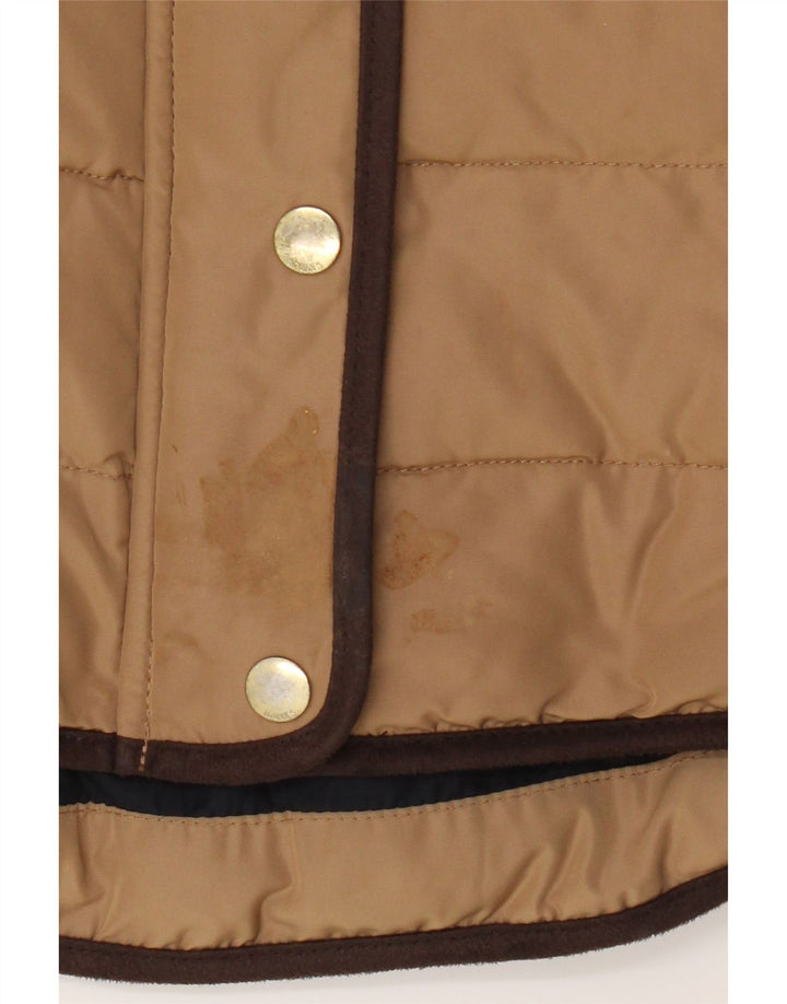 Joules Damen Wattierte Jacke UK 8 Small Beige Polyester