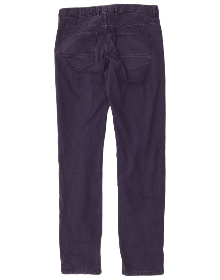 Massimo Dutti Herren Slim Freizeithose EU 40 Medium W31 L34 Marineblau