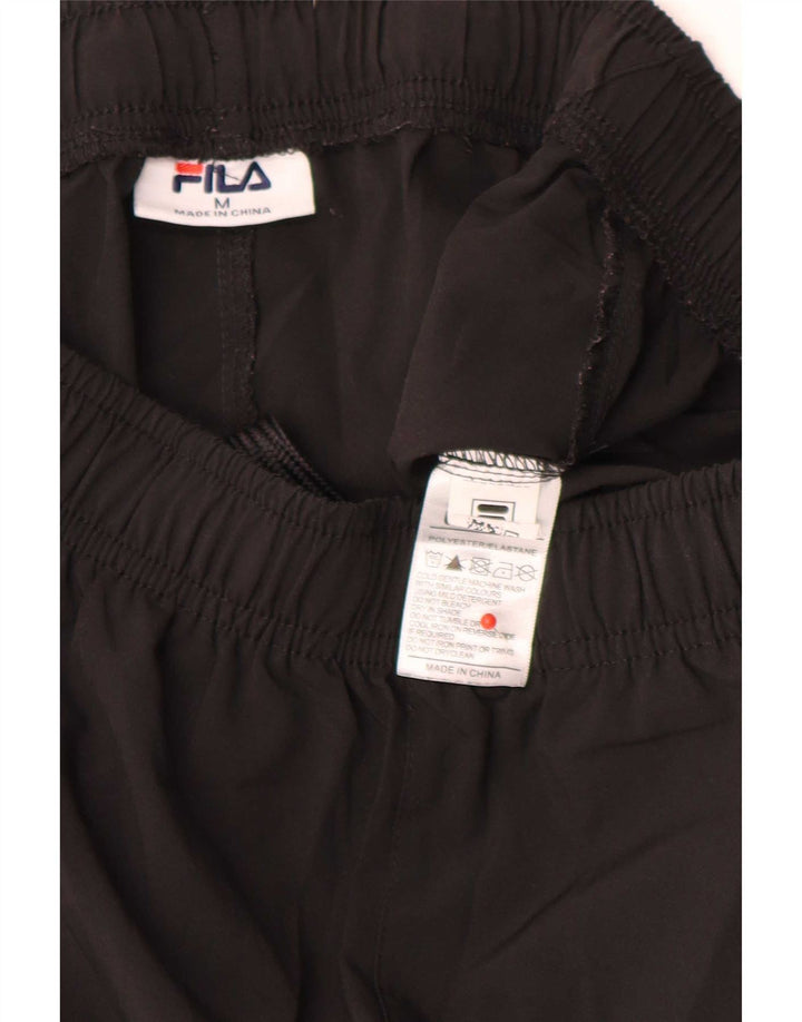Fila Herren Sportshorts Medium Schwarz Polyester Sport
