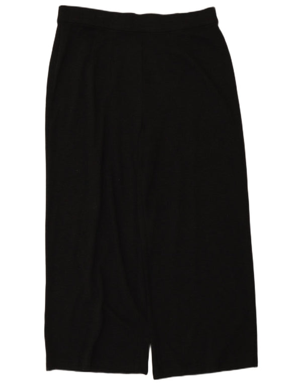 Marks & Spencer Damen-Hose mit weitem Bein, UK 18, XL, W34, L28, Grau, Polyester