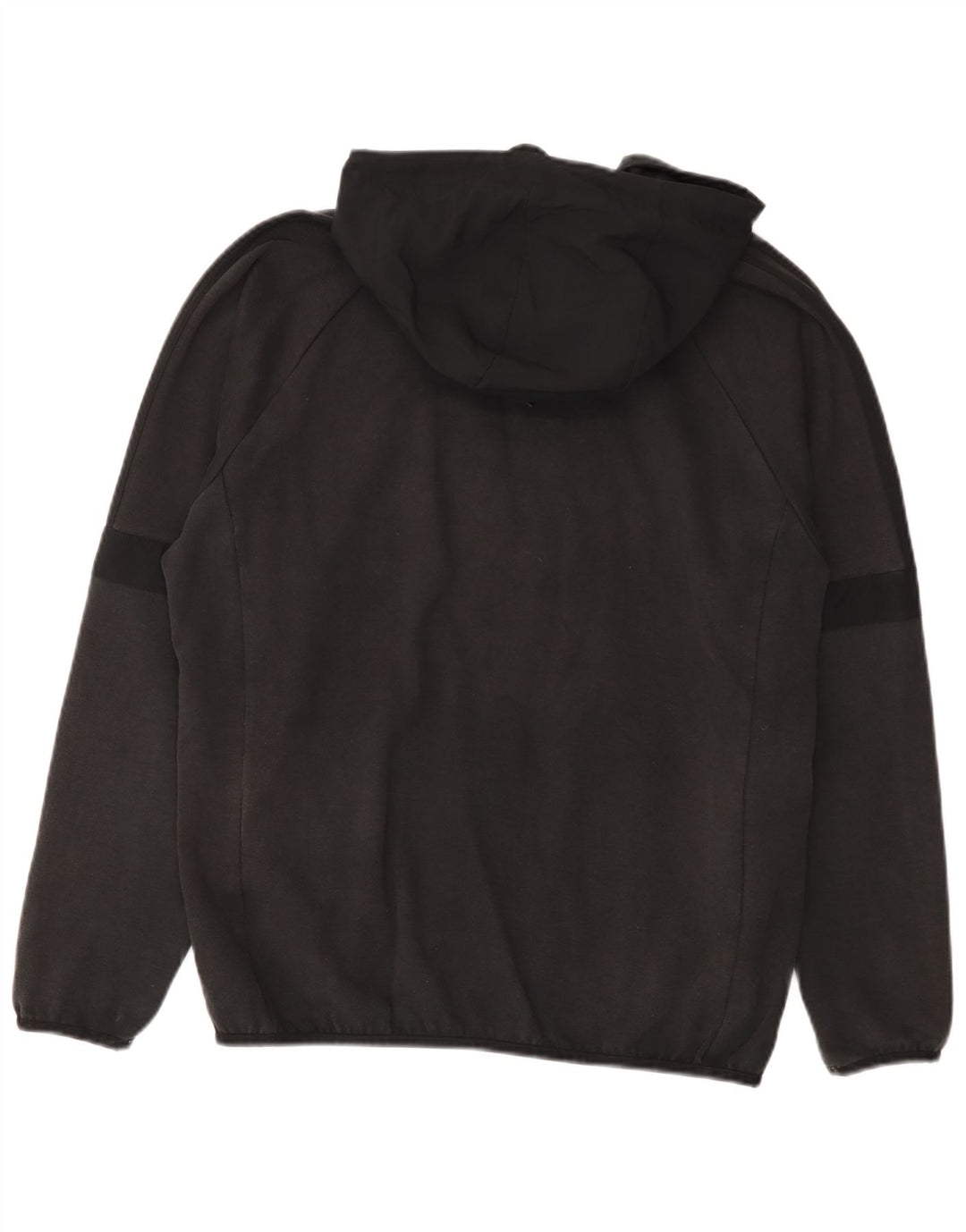 Adidas Herren-Kapuzenpullover mit Reißverschluss, groß, aus schwarzer Baumwolle