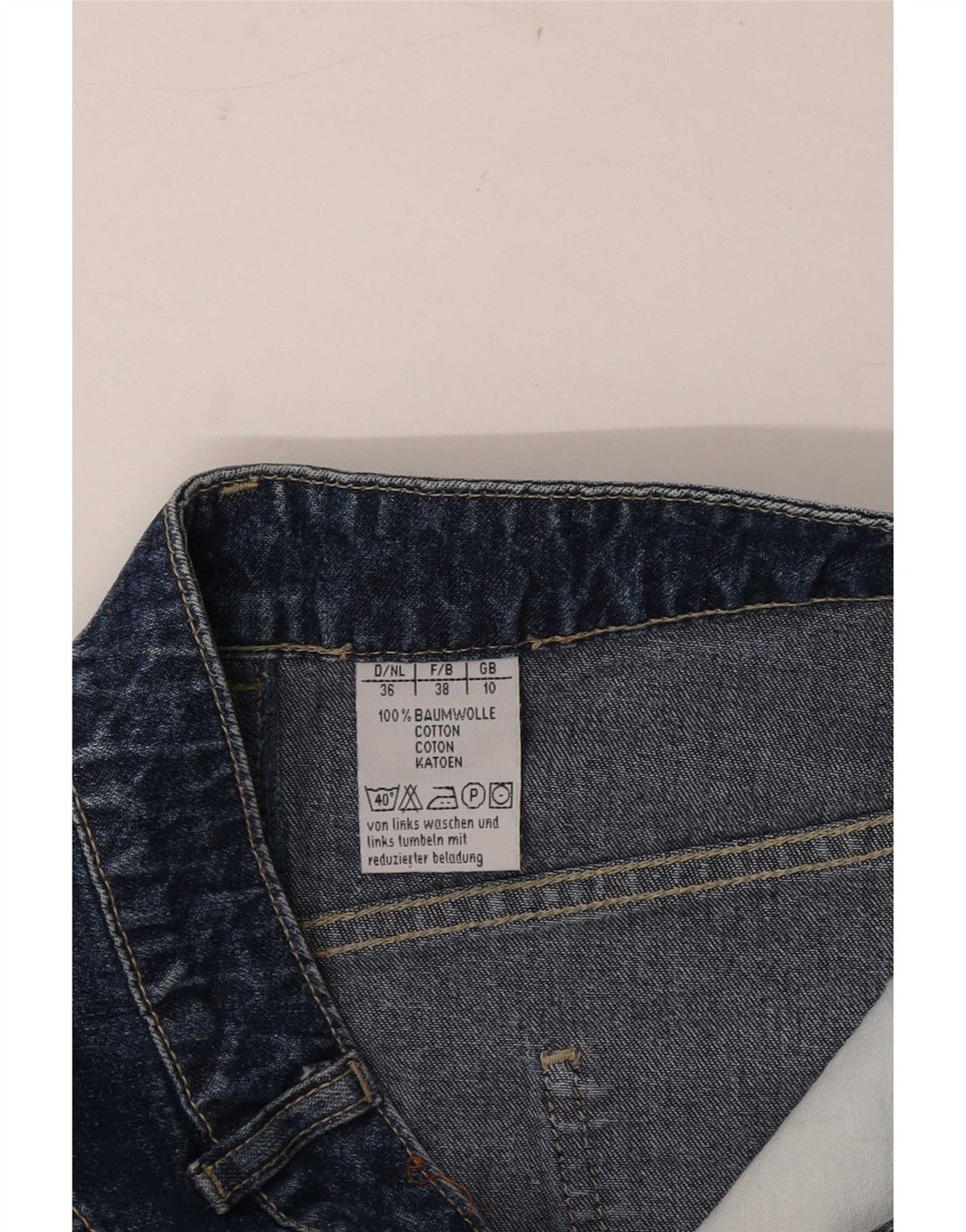 Explorer Mini-Jeansrock für Damen, UK 10, Größe S, W28, Blau, Baumwolle