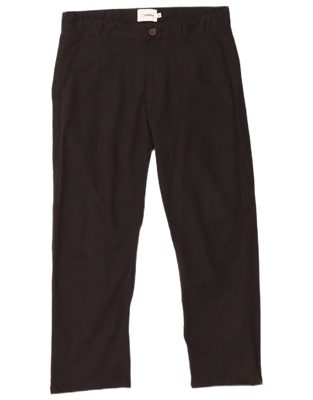 Farah Herren-Kurzhose, W30, L24, schwarze Baumwolle