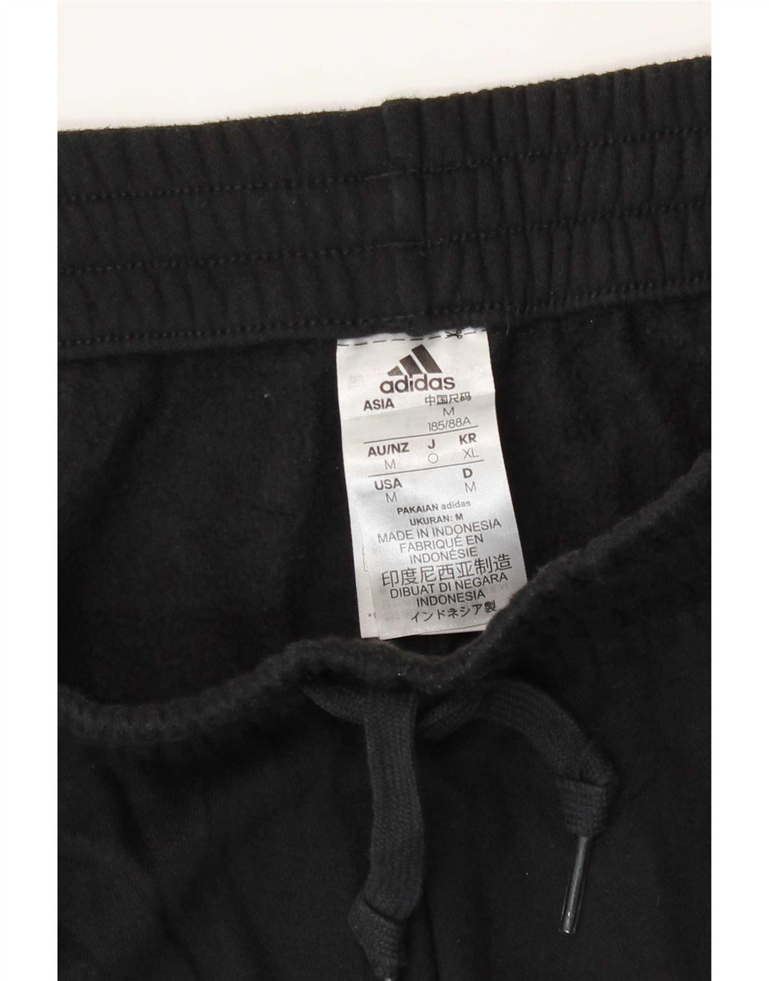 Adidas Herren-Trainingshose, mittelschwarz, Baumwolle