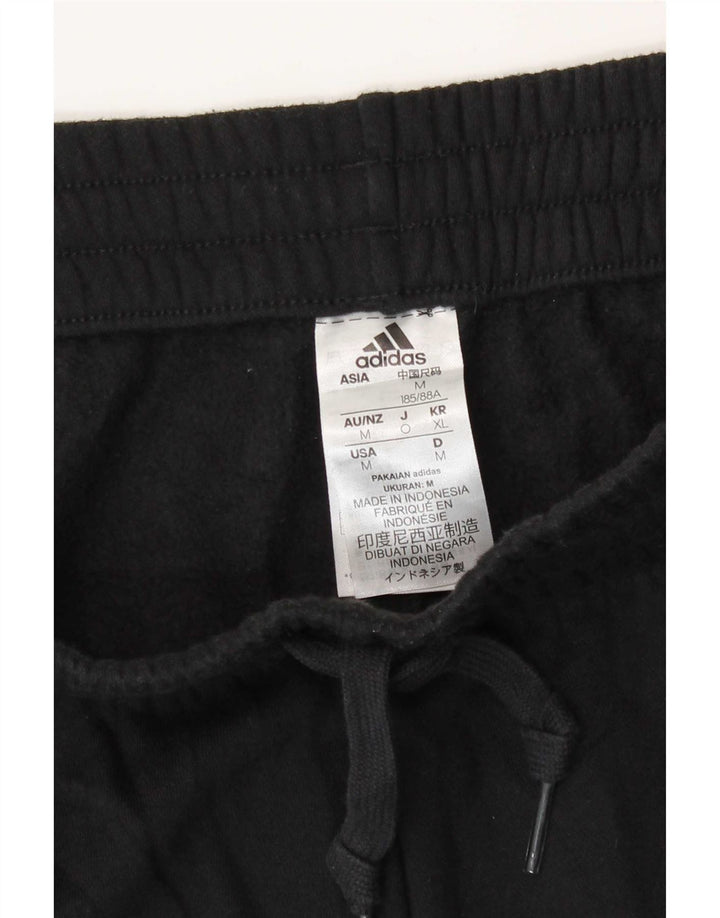 Adidas Herren-Trainingshose, mittelschwarz, Baumwolle
