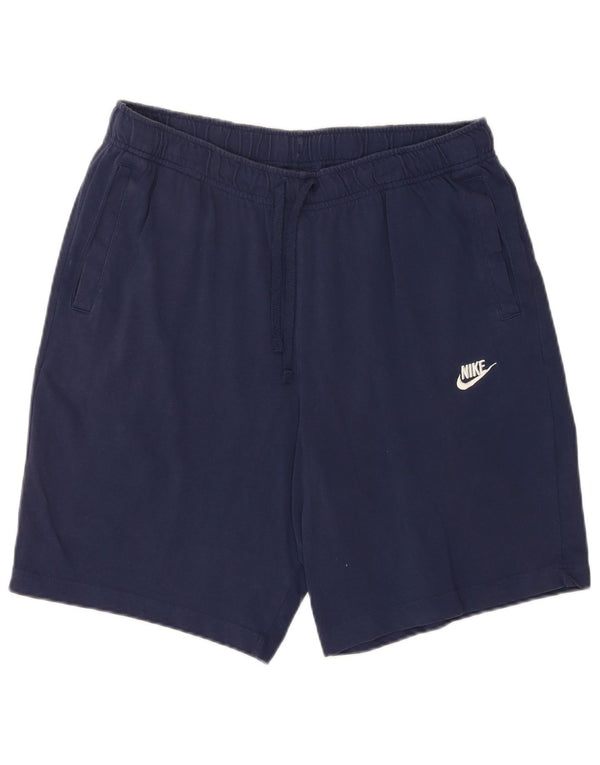 Nike Herren-Sportshorts XL aus marineblauer Baumwolle