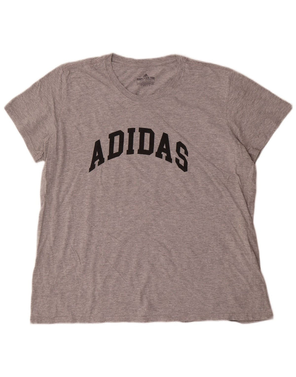 Adidas Herren Grafik T-Shirt Top 2XL Grau
