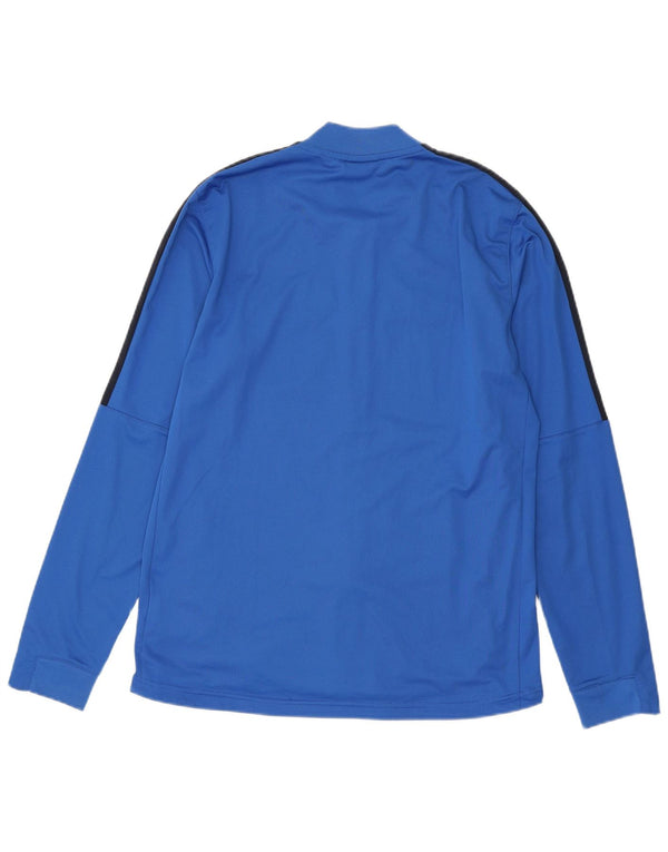 Nike Herren-Trainingsanzug-Oberteil mit Dri-Fit-Grafik, Größe L, Blau, Farbblock