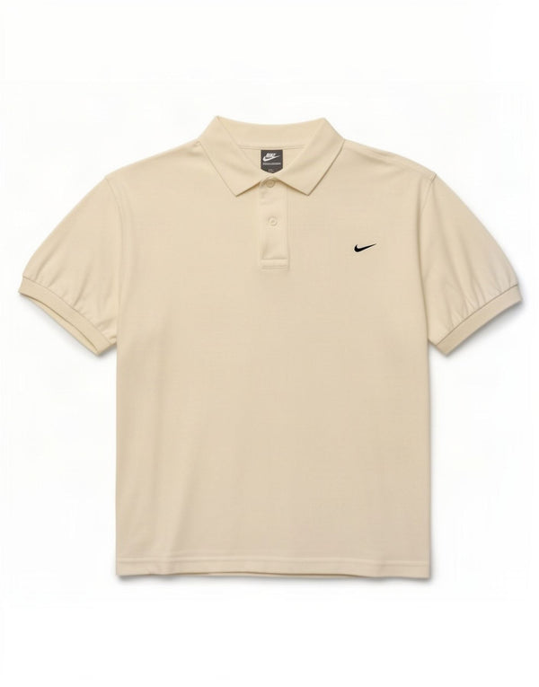 Nike Herren Poloshirt UK 42/44 Große weiße Baumwolle