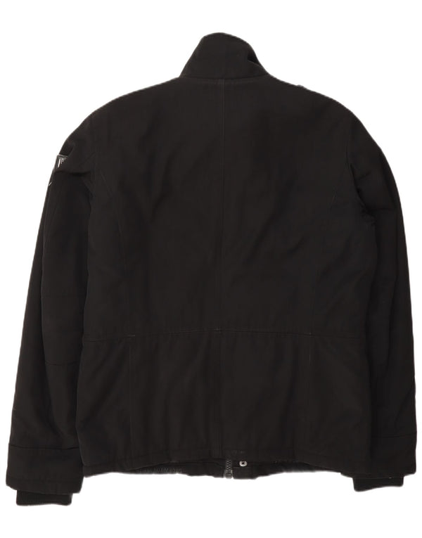 Bomboogie Herren Militär-Utility-Jacke UK 40 Large Schwarz Polyester
