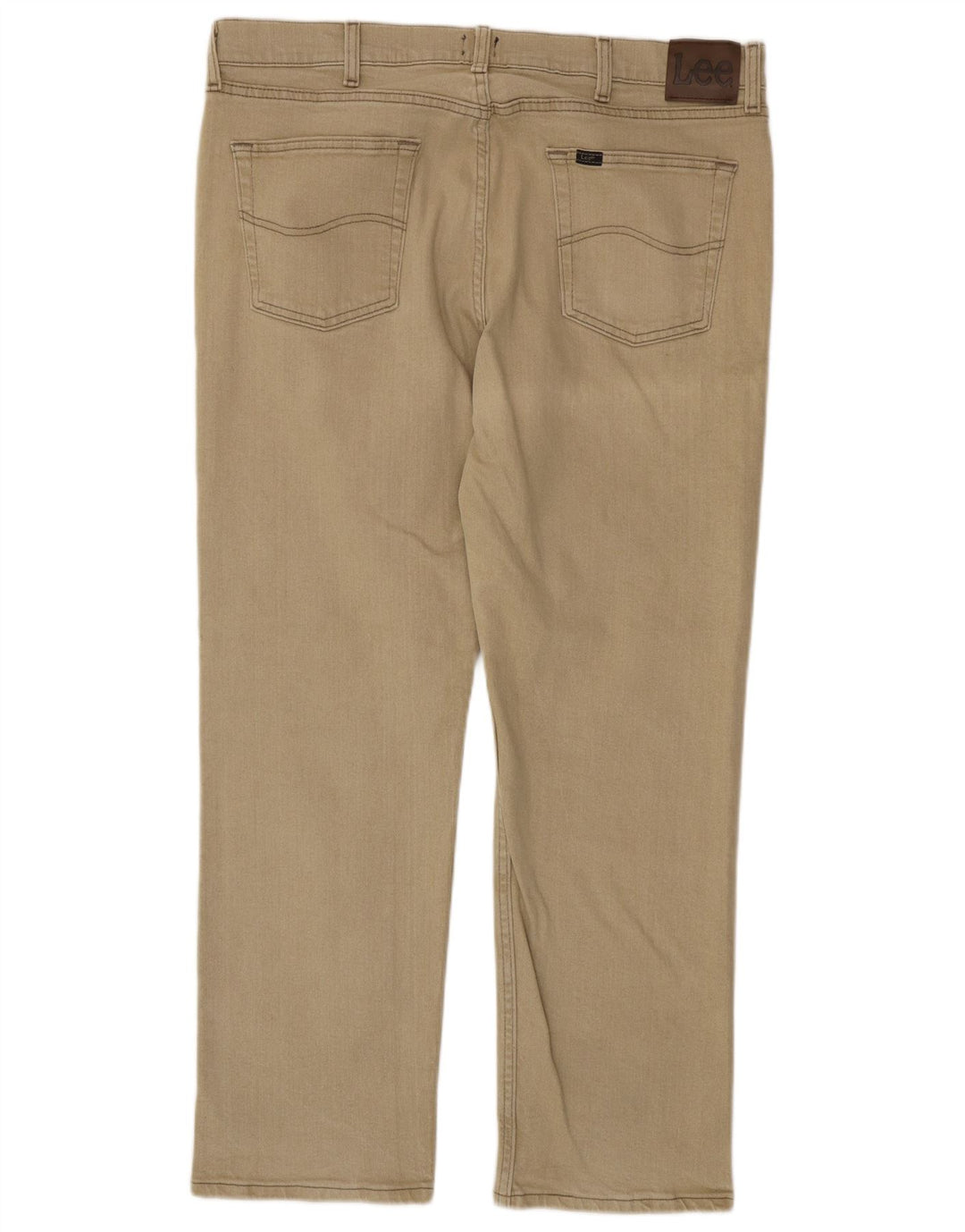 LEE Mens Straight Jeans W38 L30 Green Cotton