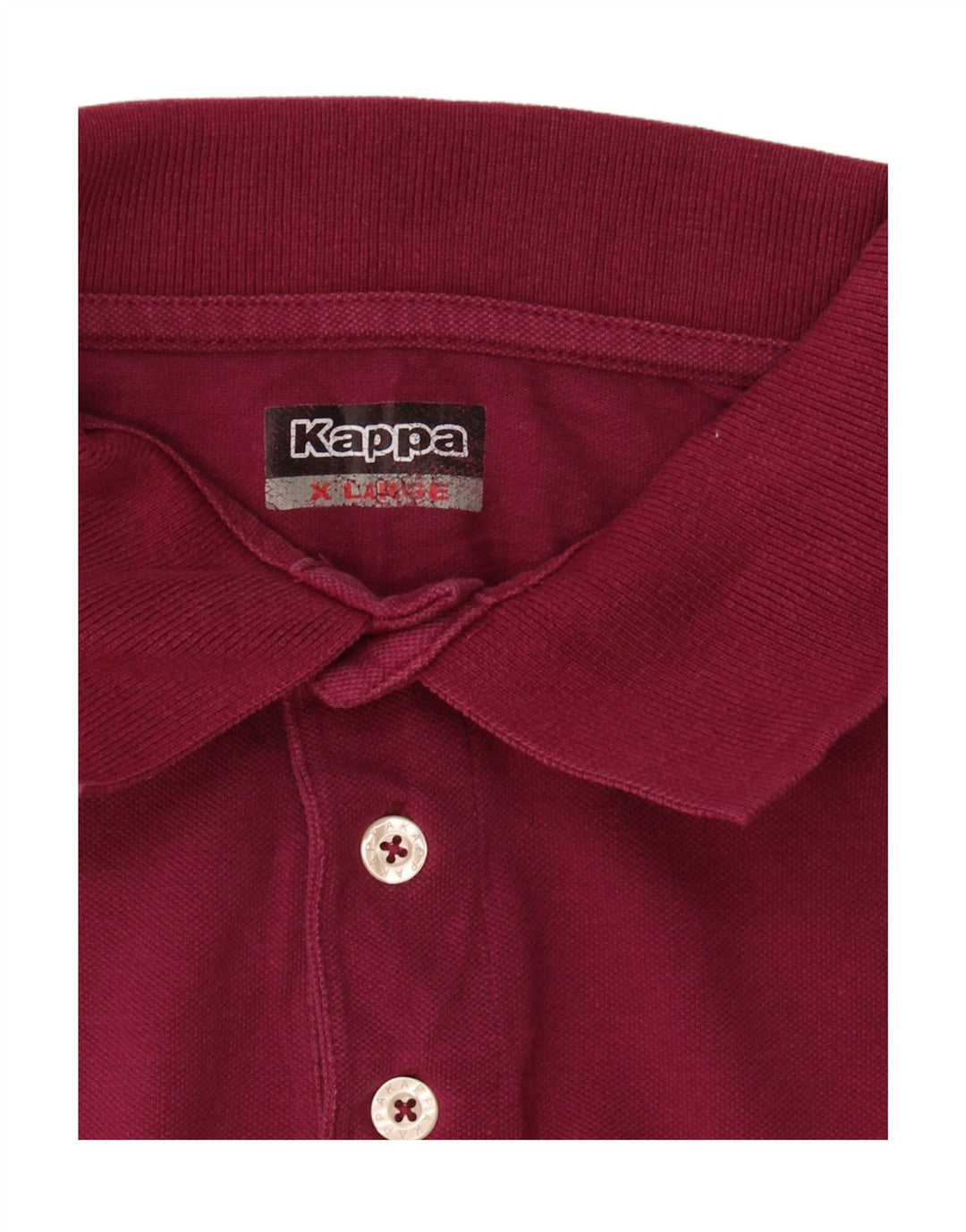 KAPPA Mens Polo Shirt XL Purple Vintage Kappa and Second-Hand Kappa from Messina Hembry 