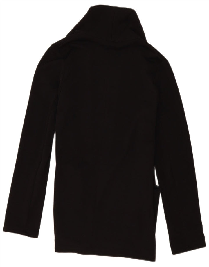 Liu Jo Offener Damen-Cardigan-Pullover IT 42 Mittelschwarzes Polyester