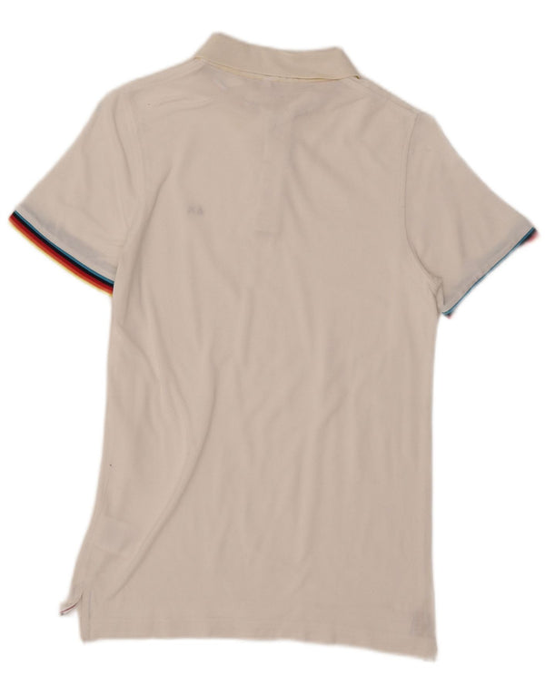 Sun68 Poloshirt für Jungen, 11–12 Jahre, weißes Tencel