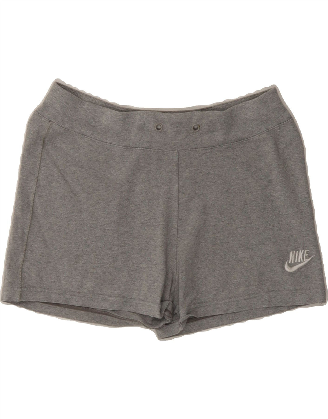 NIKE Womens Sport Shorts UK 10/12 Medium  Grey Cotton Vintage Nike and Second-Hand Nike from Messina Hembry 