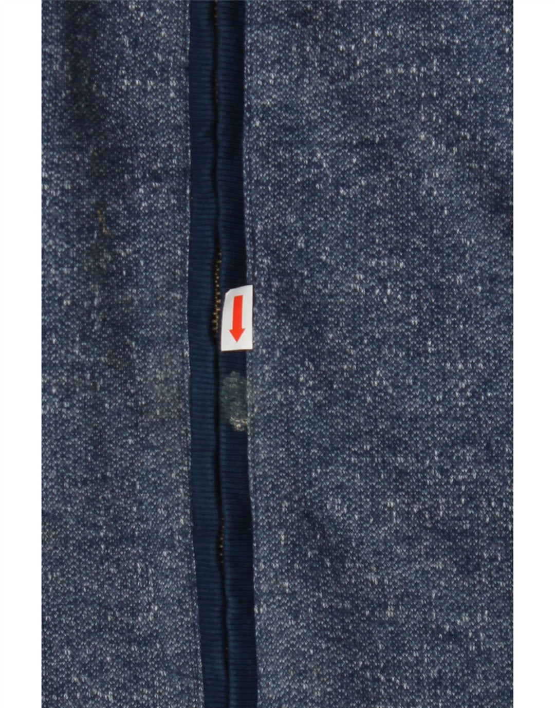 Jack & Jones Herren-Trainingsanzugoberteil, große marineblaue gesprenkelte Baumwolle
