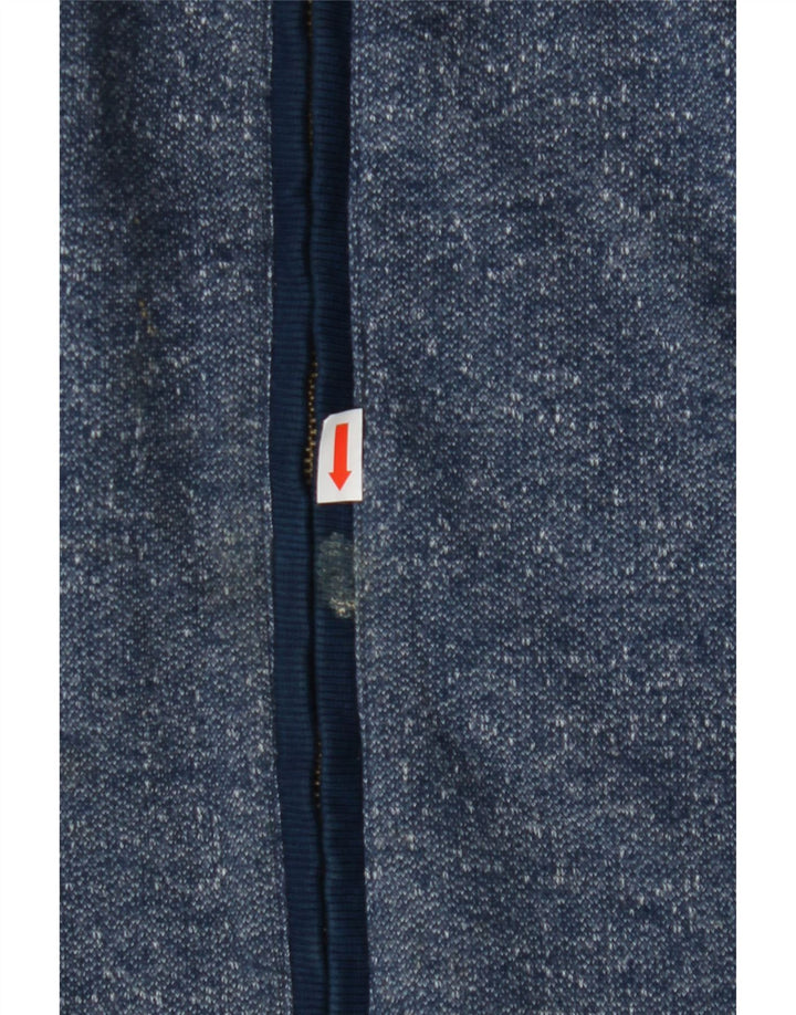 Jack & Jones Herren-Trainingsanzugoberteil, große marineblaue gesprenkelte Baumwolle