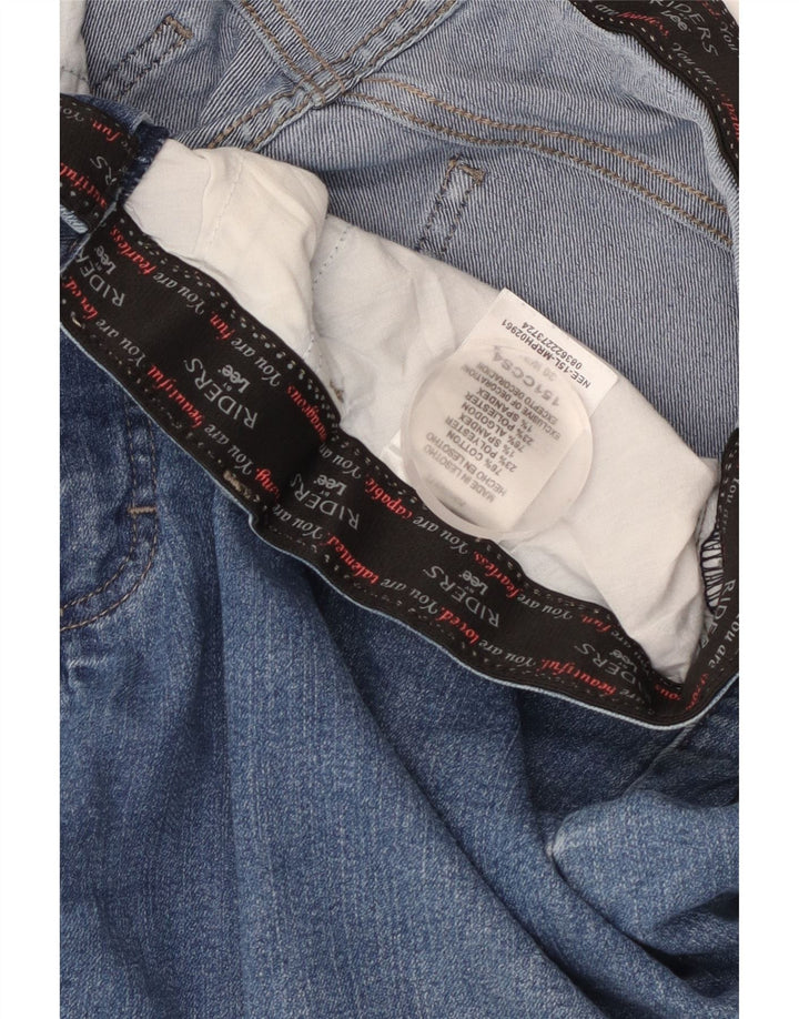 Lee Damen Riders Bermuda Denim Shorts W40 2XL Blaue Baumwolle