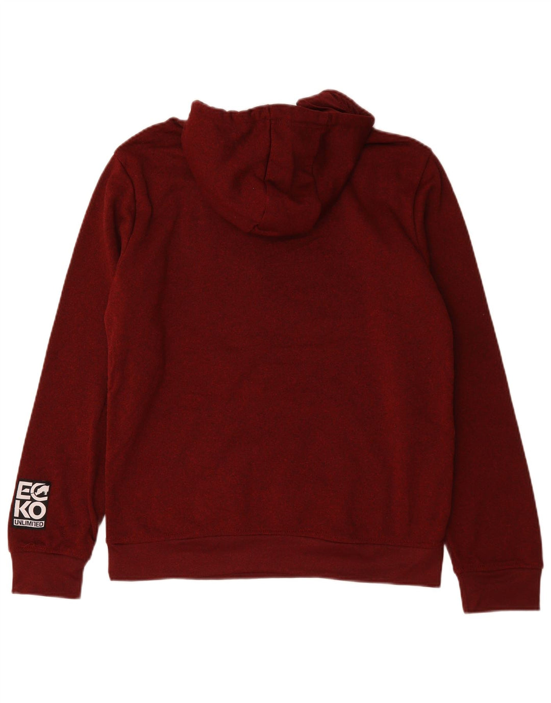 Ecko Unltd Herren-Kapuzenpullover mit Grafik, Größe S, Burgunderrot, Polyester