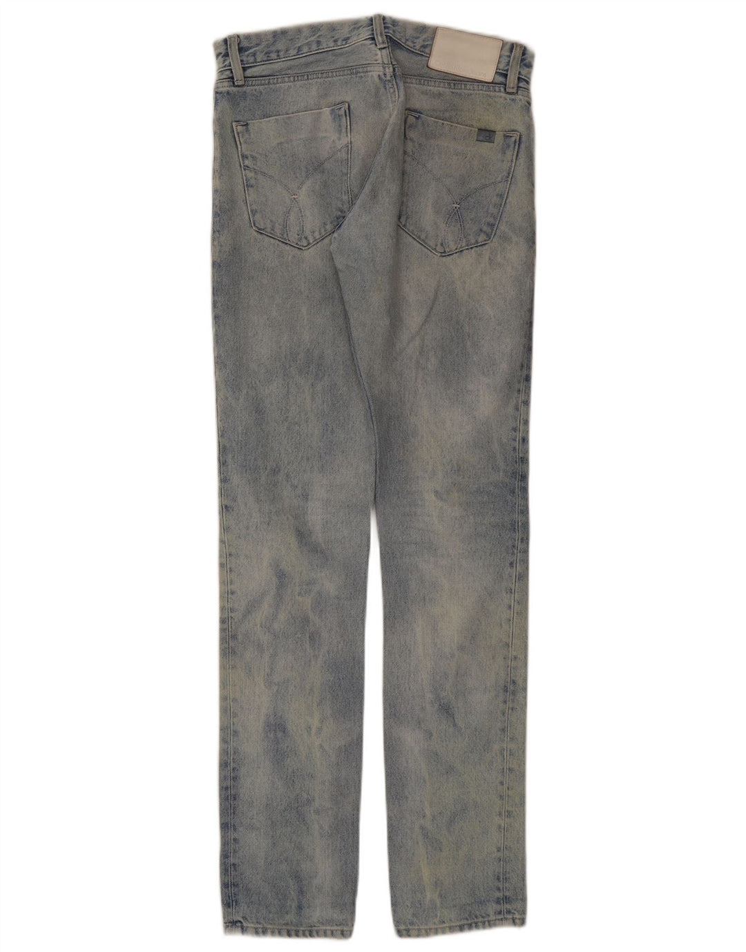 Calvin Klein Herren Slim Jeans W28 L34 Blaue Baumwolle
