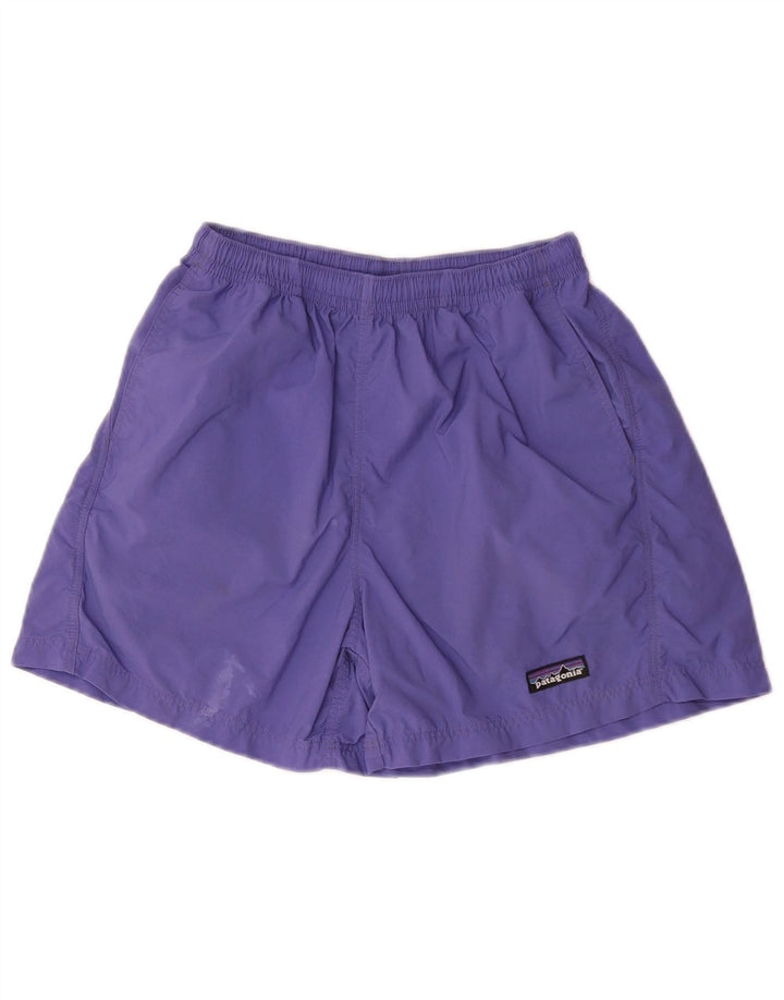 Patagonia Damen Sportshorts UK 8 Small Lila Polyester