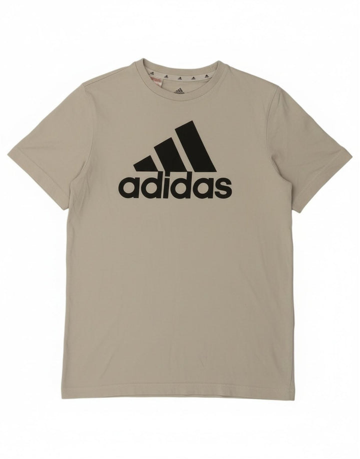 Adidas Jungen T-Shirt mit Grafik, 15–16 Jahre, weiße Baumwolle