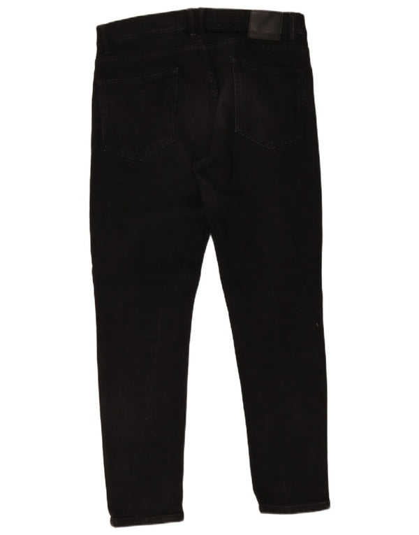 Zara Herren Slim Jeans EU 46 XL W36 L30 Schwarz