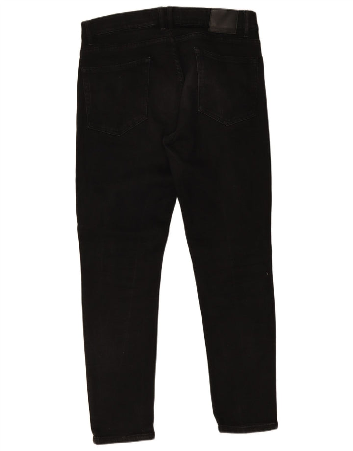 Zara Herren Slim Jeans EU 46 XL W36 L30 Schwarz