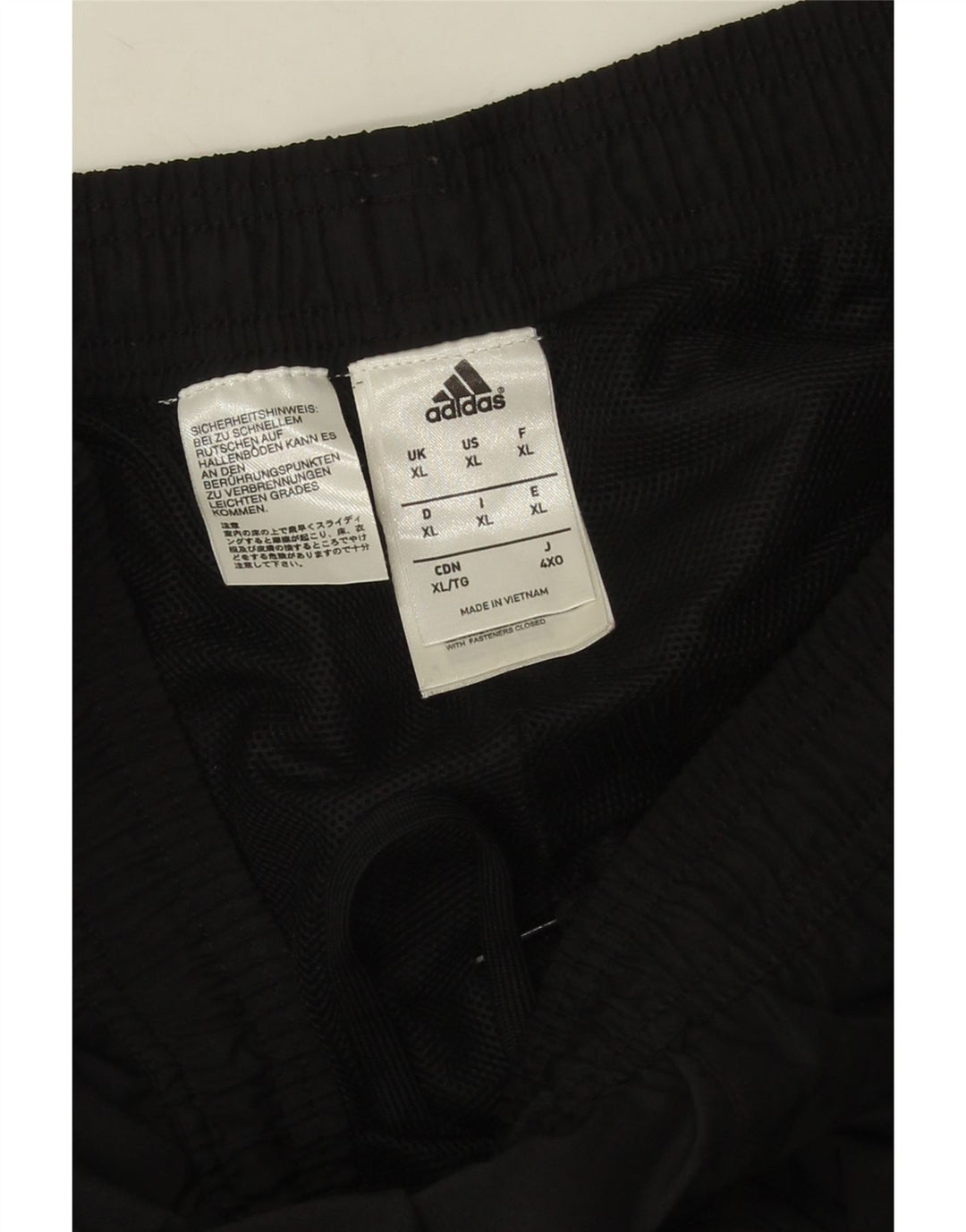 Adidas Herren Trainingshose Jogger XL Schwarz Polyester