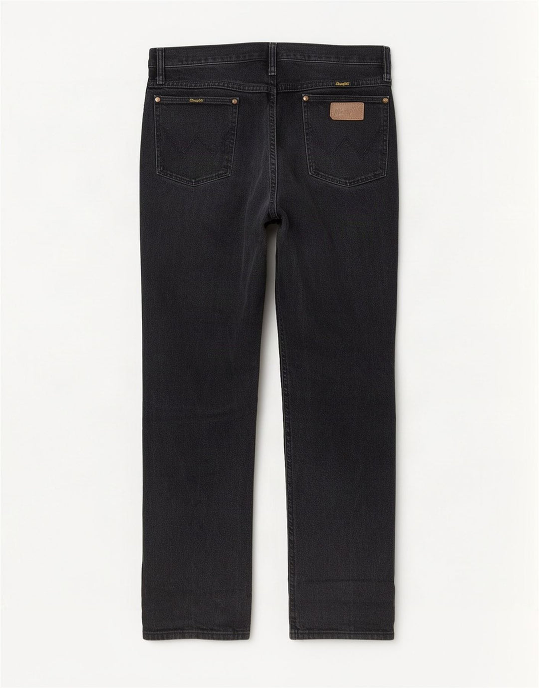 Wrangler Herren Straight Jeans W33 L32 Graue Baumwolle