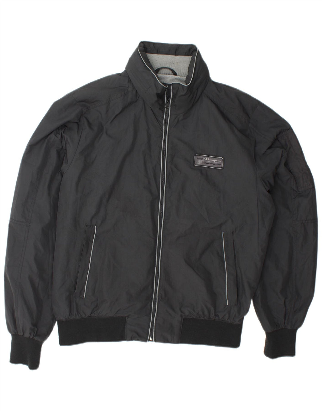 CHAMPION Herren NY Rochester Kapuzen-Bomberjacke UK 38 Medium Schwarz