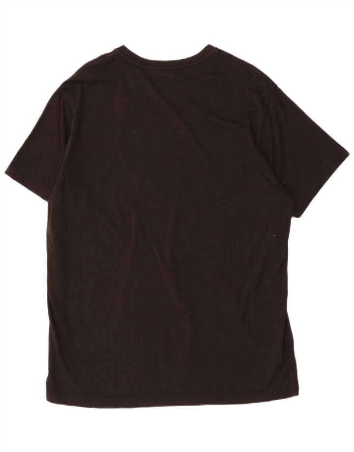 Eddie Bauer Herren T-Shirt Top XL Schwarz Baumwolle