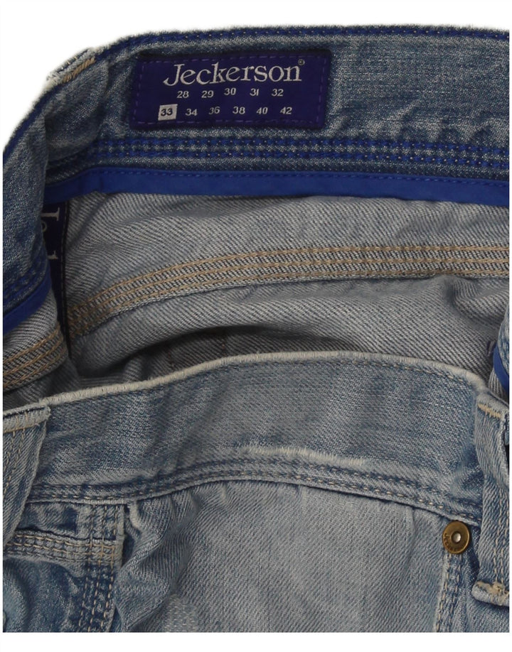 Jeckerson Herren Jeansshorts W33 Mittelblau