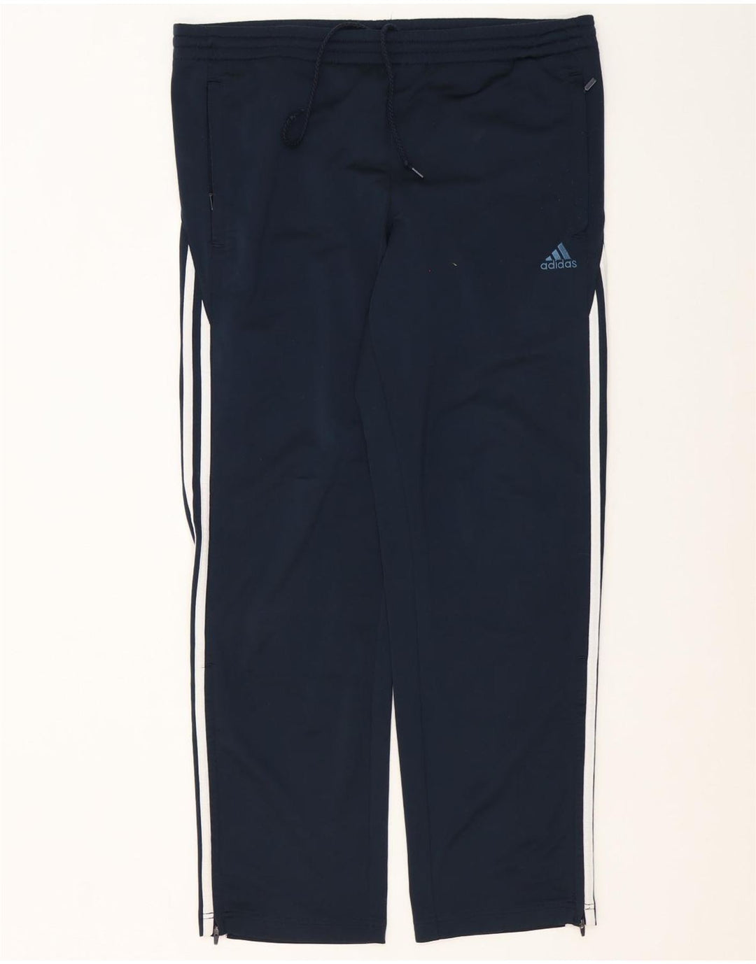 Adidas Herren-Trainingshose UK 38/40 Mittelmarineblaues Polyester