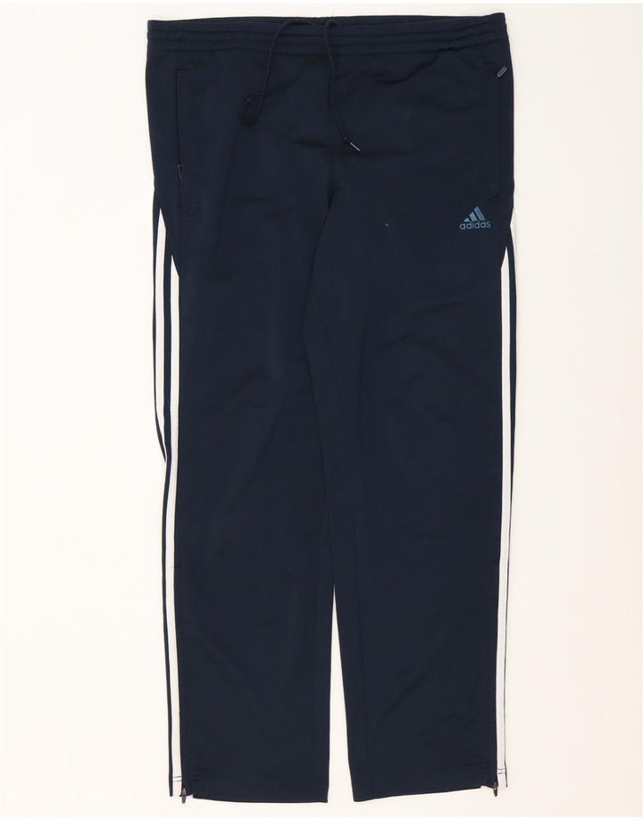 Adidas Herren-Trainingshose UK 38/40 Mittelmarineblaues Polyester
