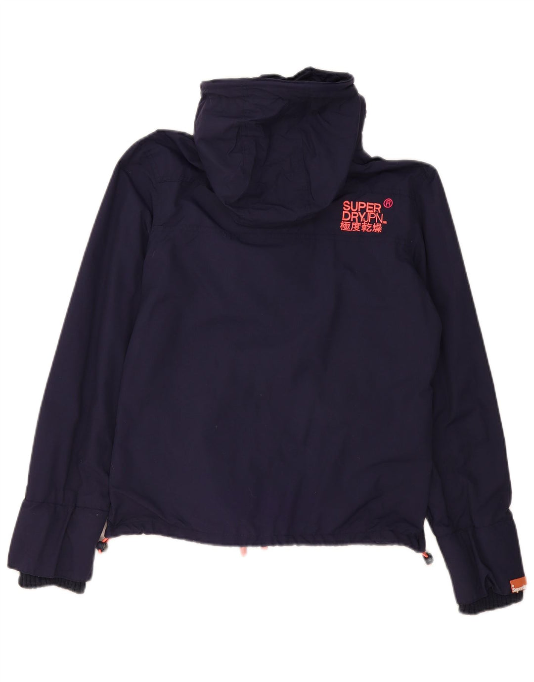 Superdry Damen Windcheater Windjacke UK 14 Medium Marineblau