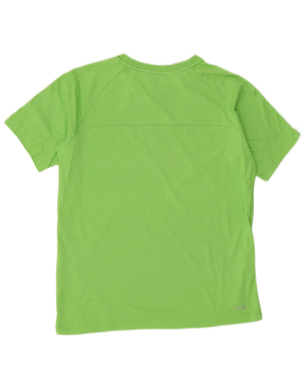 Adidas Jungen T-Shirt Top 13-14 Jahre Grün Baumwolle Sport