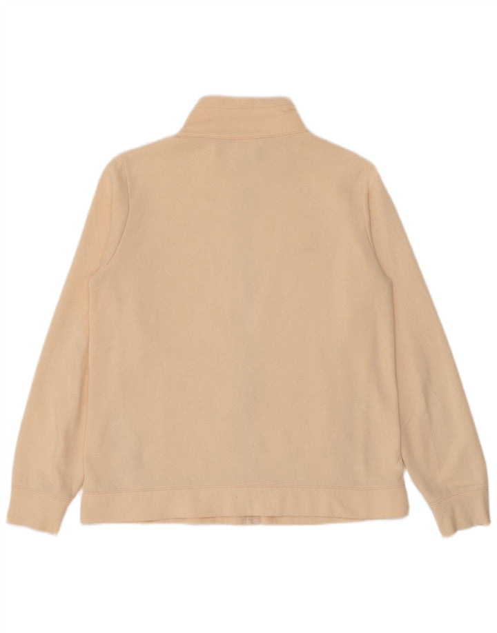 Champion Damen-Trainingsanzug-Top-Jacke, UK 16, Größe L, Beige, Baumwolle