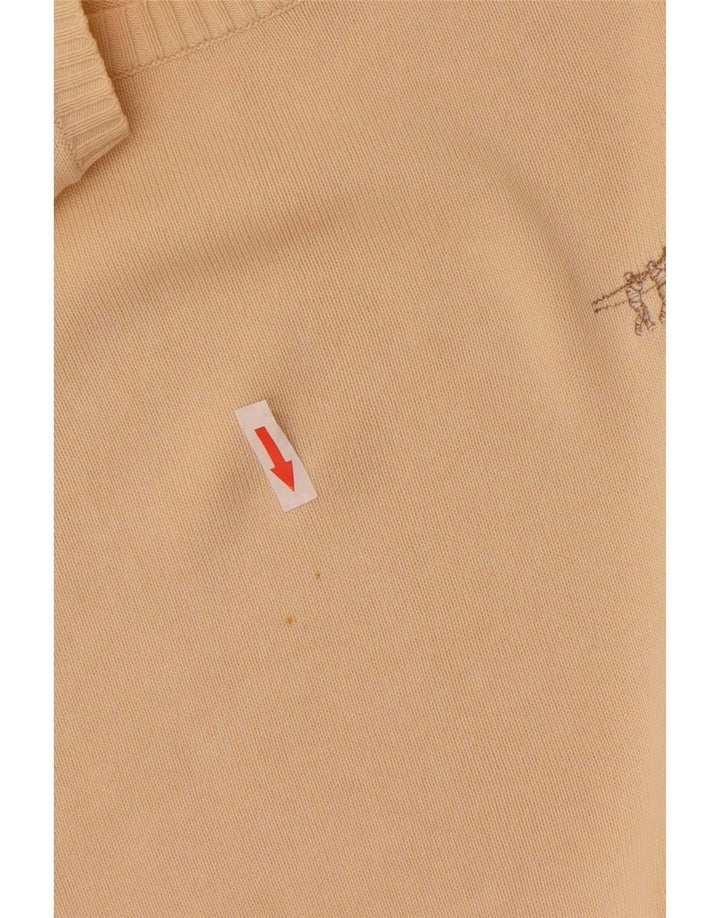 Henry Cottons Herren-Pullover mit Rundhalsausschnitt, mittelbeige Baumwolle
