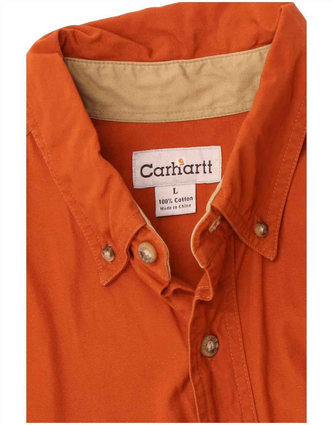 CARHARTT Herrenhemd Große Orange Baumwolle