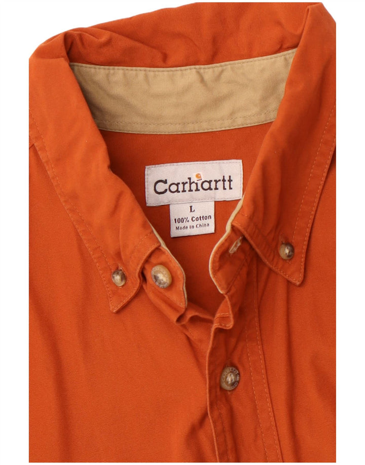 CARHARTT Herrenhemd Große Orange Baumwolle