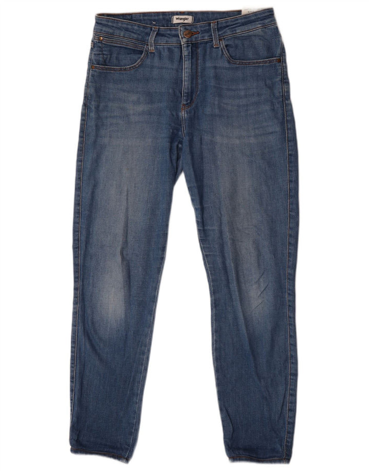 Wrangler Damen Skinny Jeans W30 L29 Blaue Baumwolle