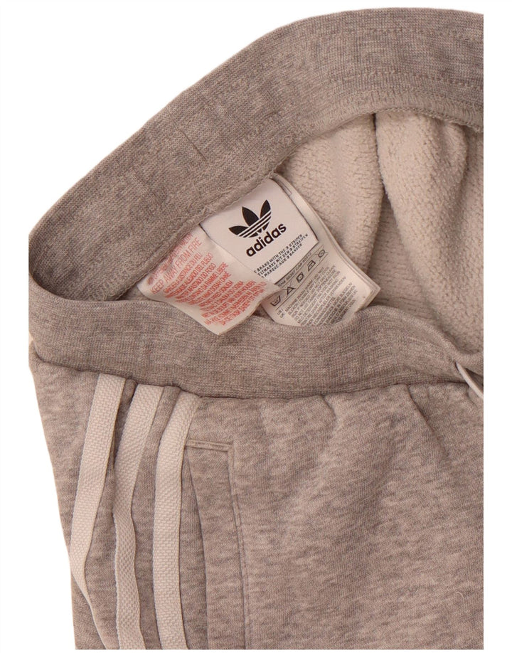 Adidas Sportshorts für Jungen, 8–9 Jahre, graue Baumwolle