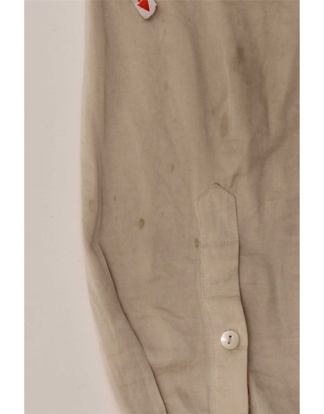 Jigsaw Womens Shirt UK 12 Medium Beige Polyester