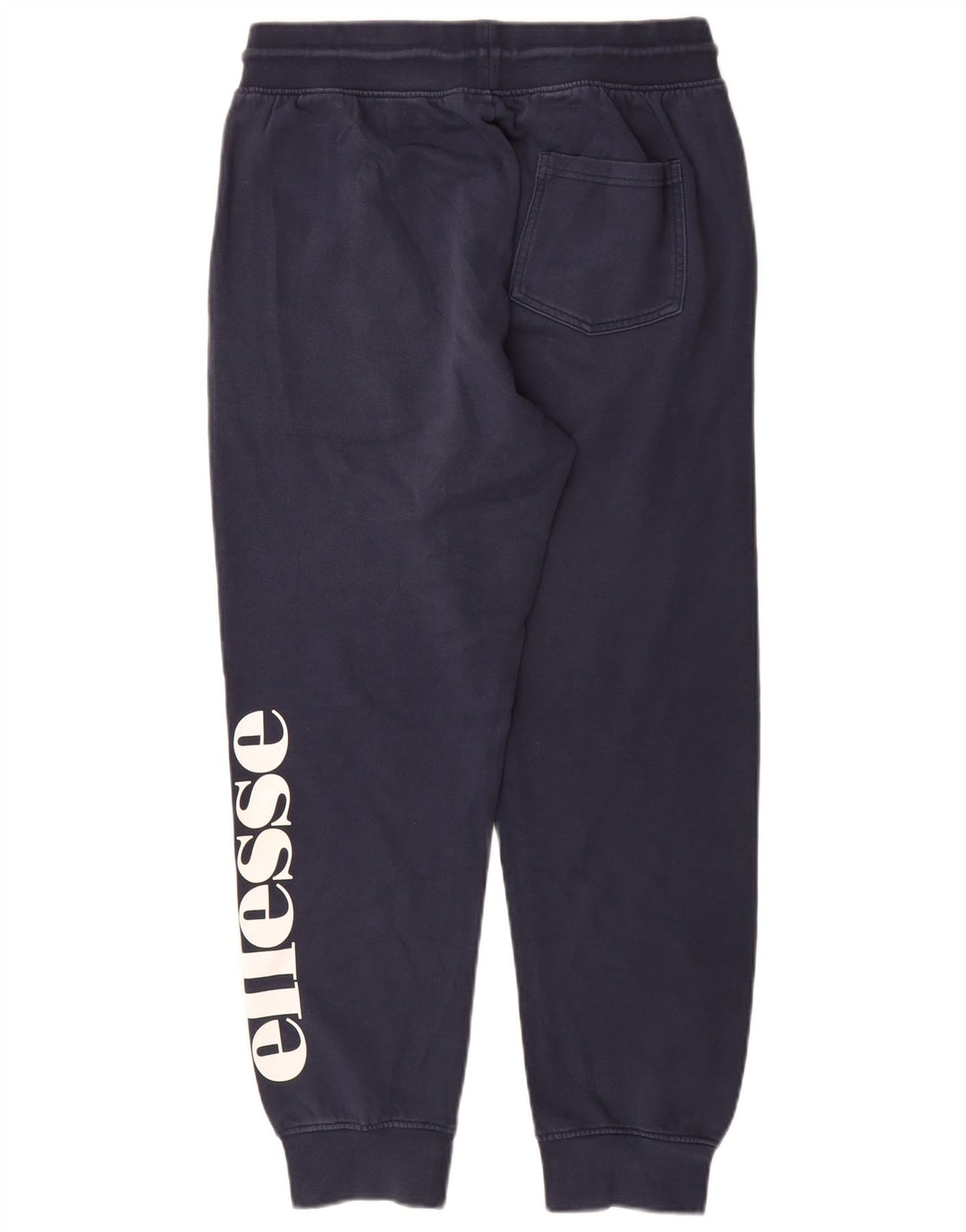 Ellesse Herren-Trainingsanzughose mit Grafik, mittelblaue Baumwolle, mittelblau